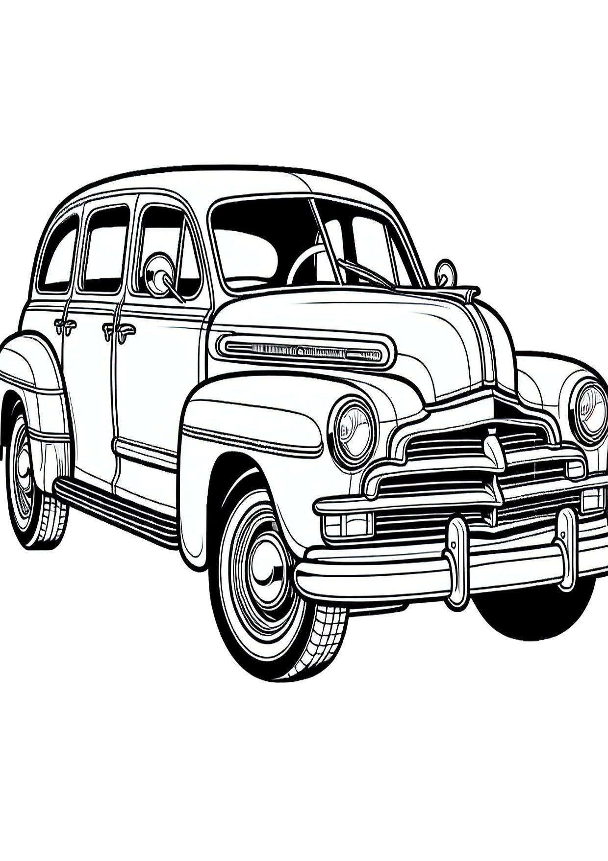 1950-ųjų metų senovinis automobilis