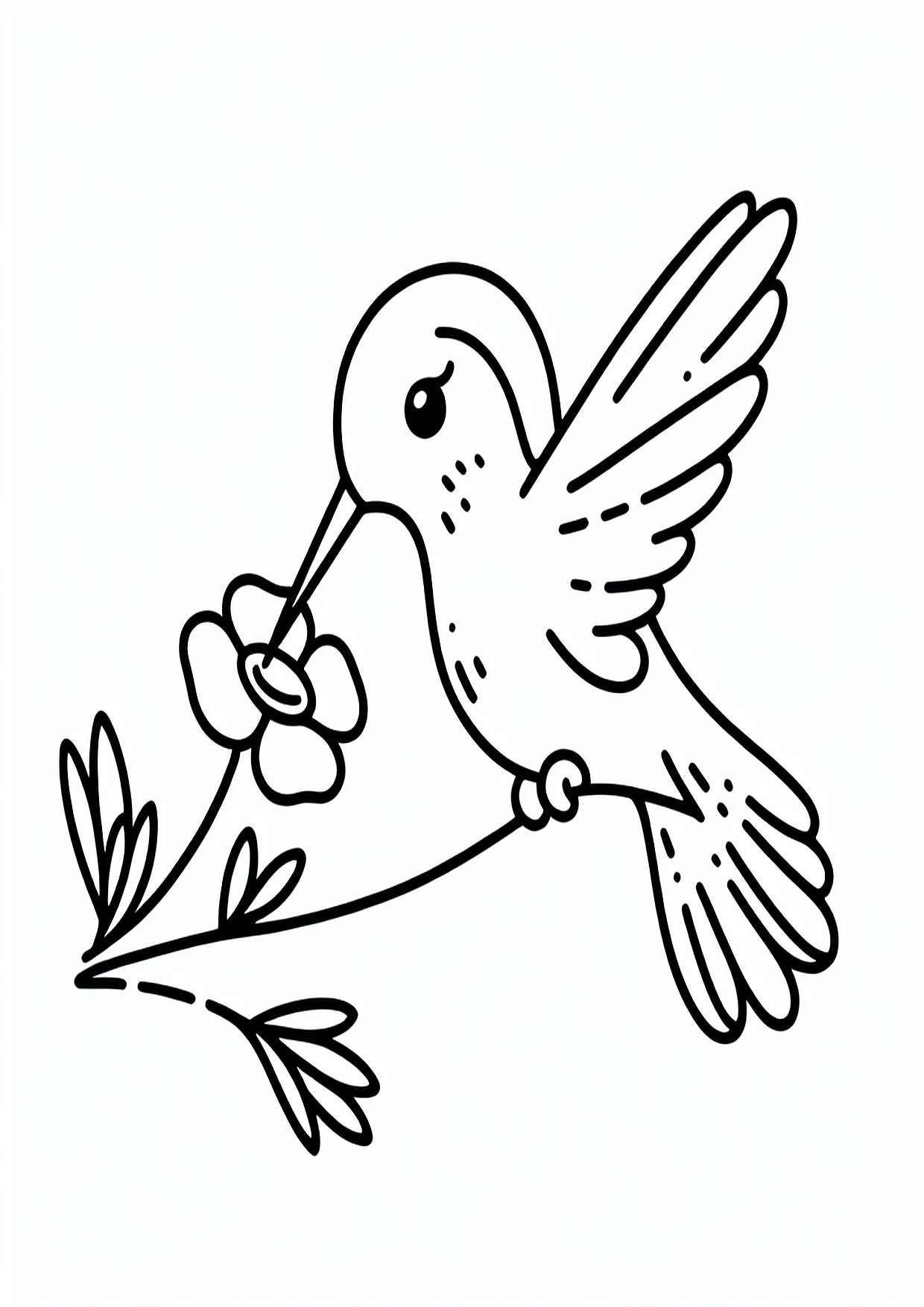 Kolibris geria nektarą