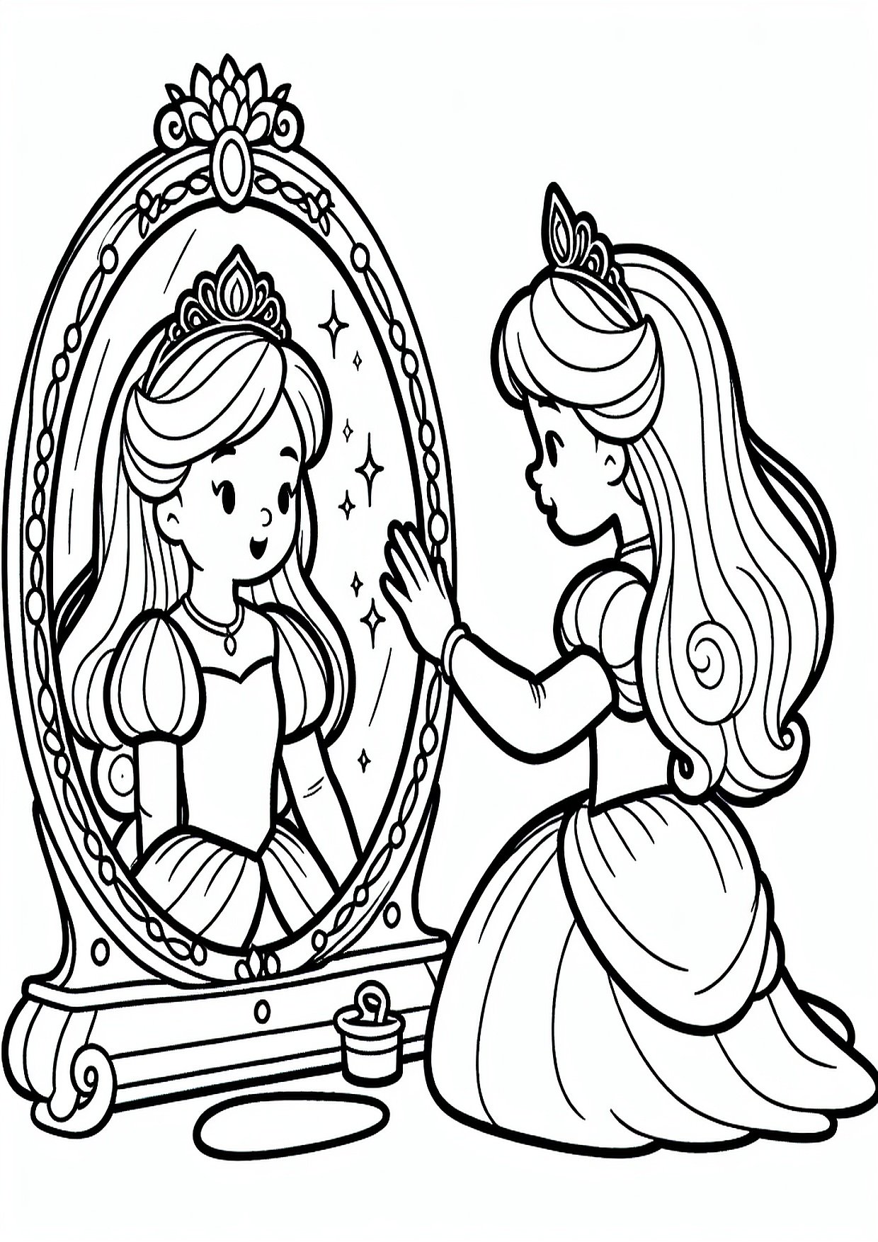 Princesė ir užburtas veidrodis