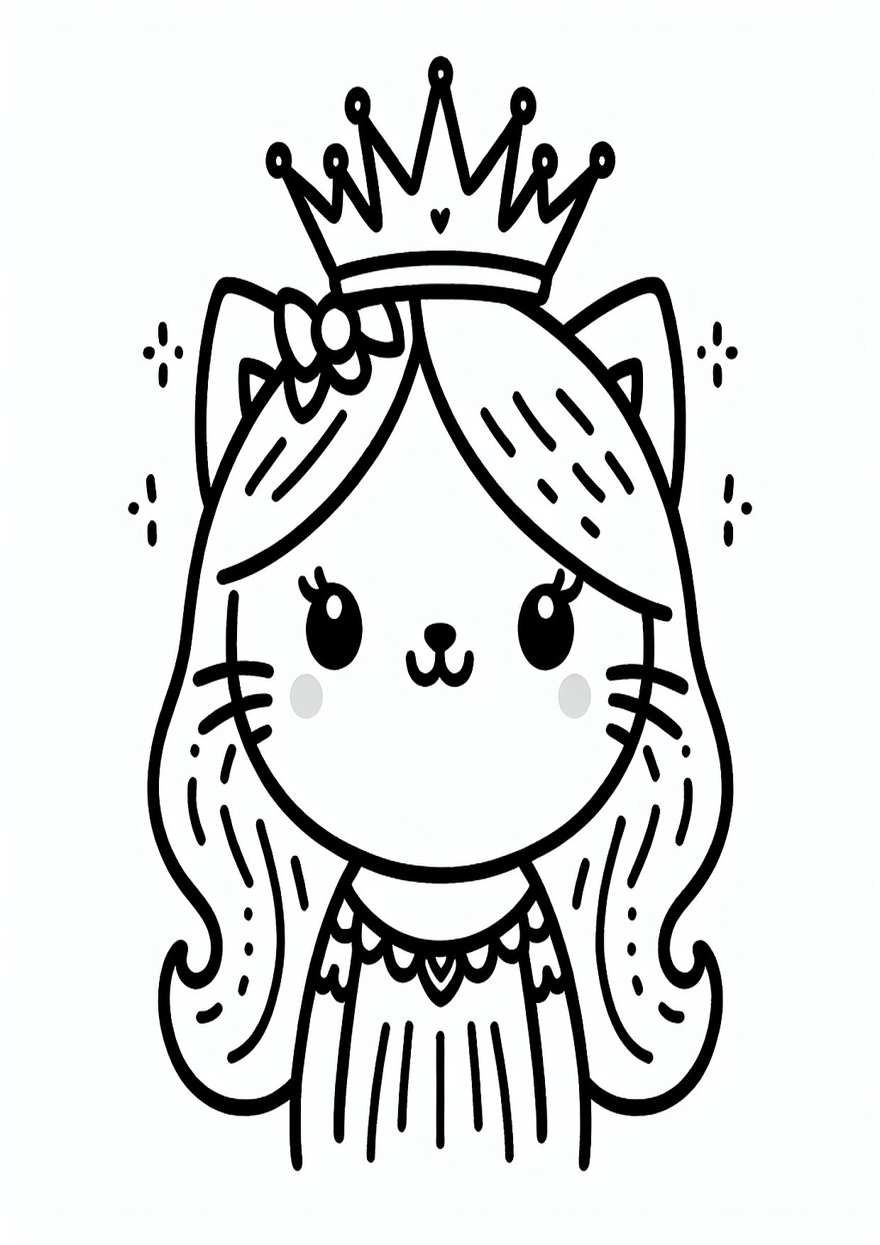 Princesė katė su karūna