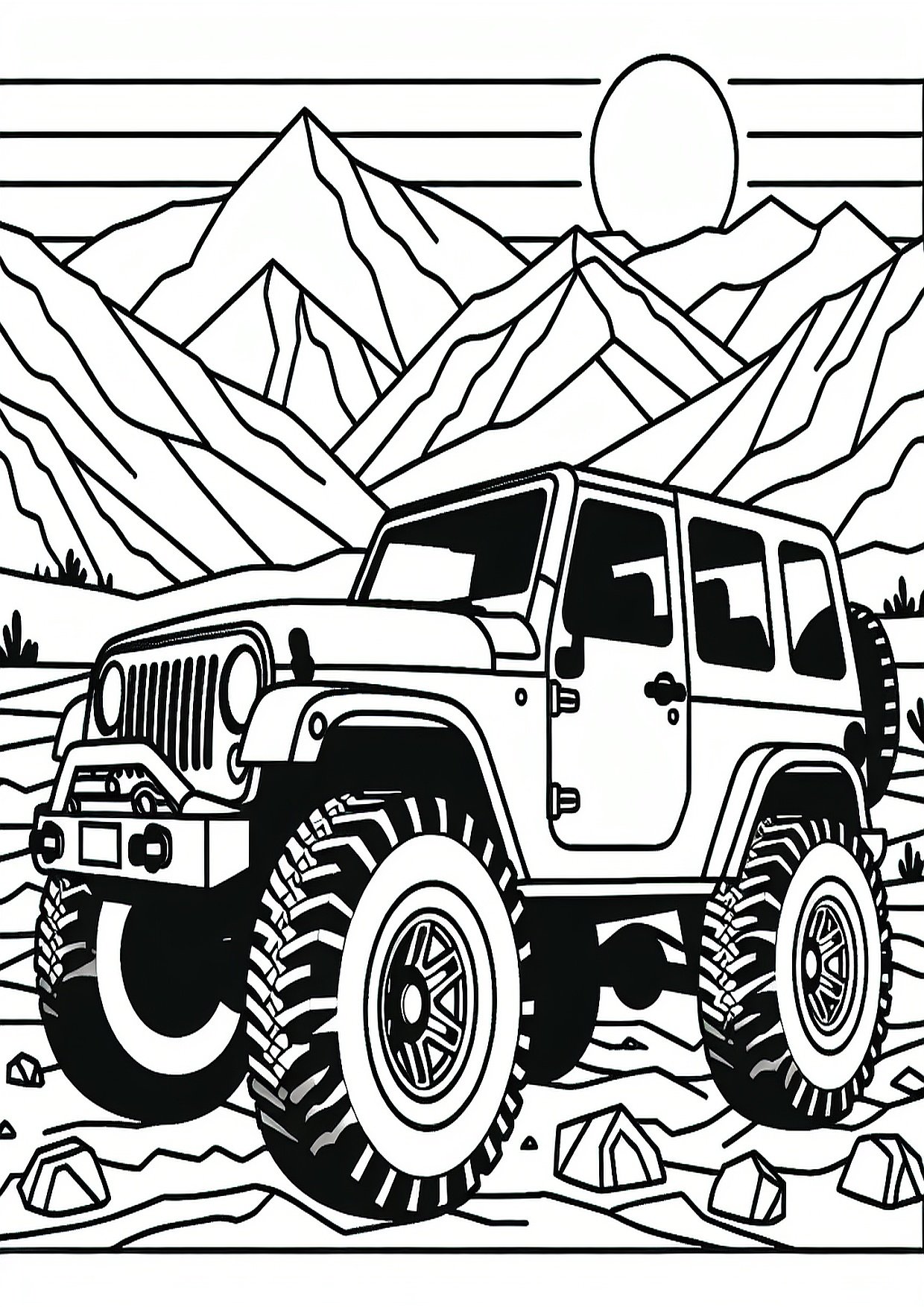 Visureigis jeep kalnuose